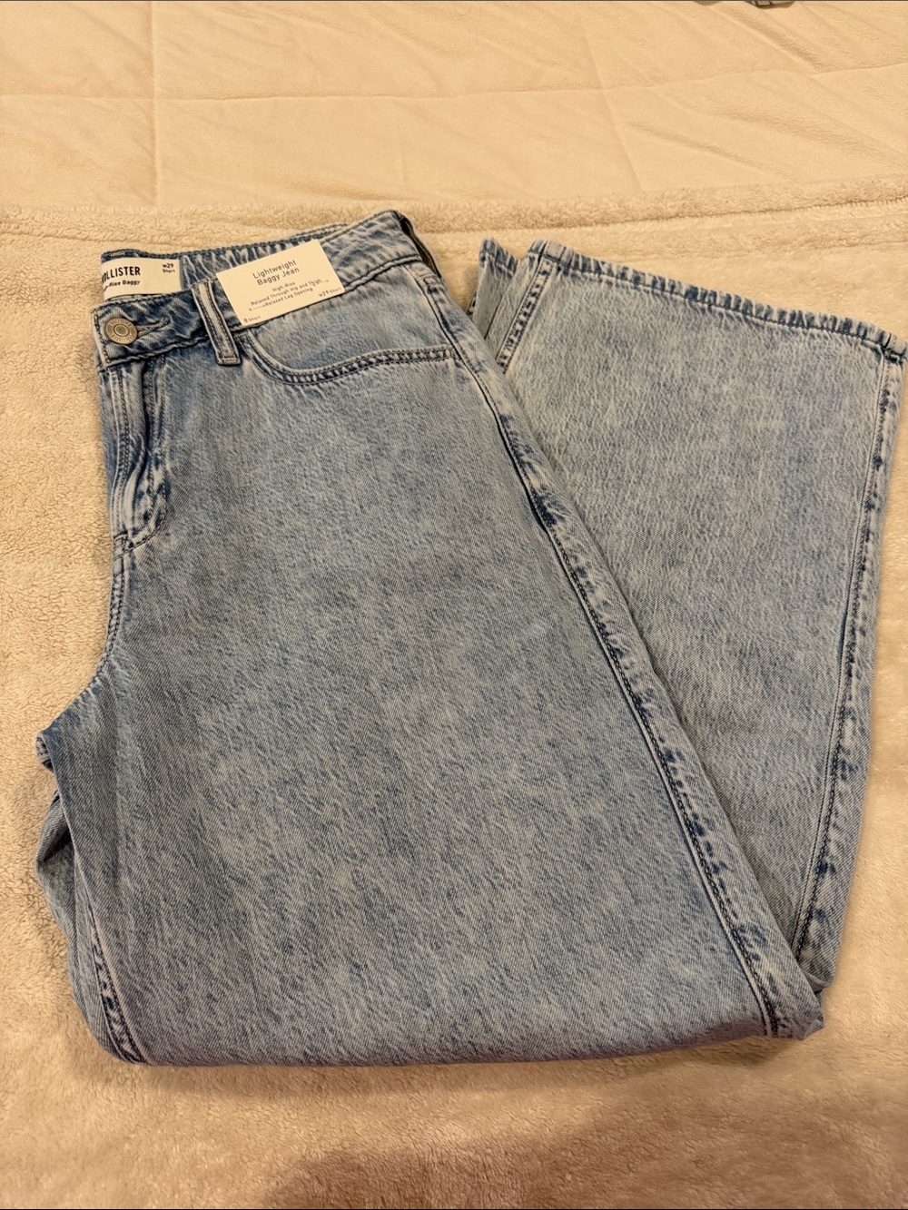 Hollister Light Blue Wide Leg Women's Jeans